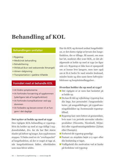 Download pjecen "KOL-bogen" - Danmarks Lungeforening