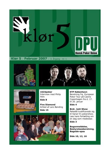 Download bladet her - Dansk Poker Union
