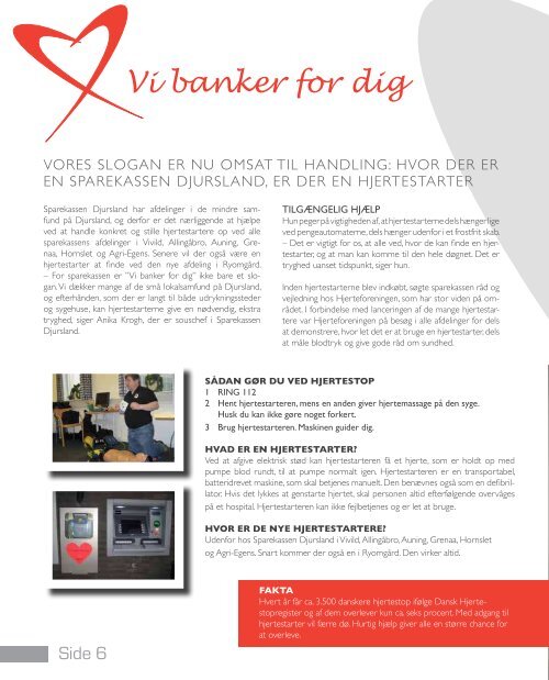 Vi banker for dig - Sparekassen Djursland