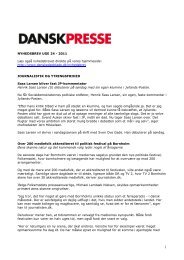 Nyhedsbrevet Dansk Presse nr. 24 - Danske Dagblades Forening