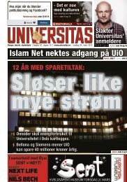 Islam Net nektes adgang på UiO - Universitas