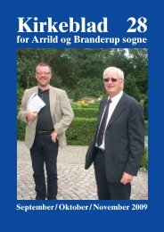 Kirkeblad 28 for Arrild og Branderup sogne September / Oktober ...