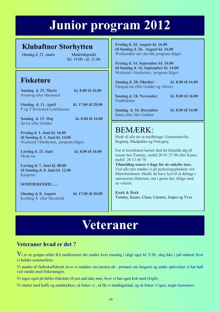 Medlemsblad marts 2012 - Kolding Sportsfiskerforening