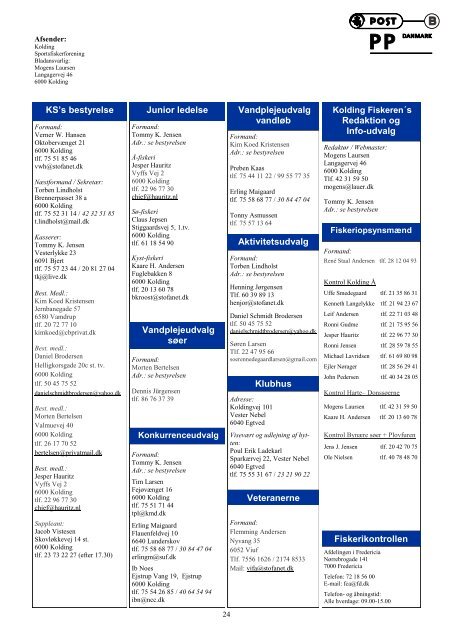 Medlemsblad marts 2012 - Kolding Sportsfiskerforening