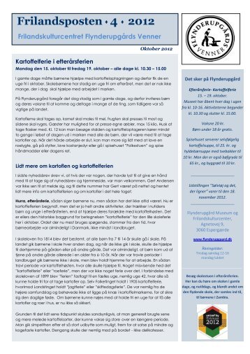 Oktober 2012 - Frilandskulturcentret Flynderupgårds Venner