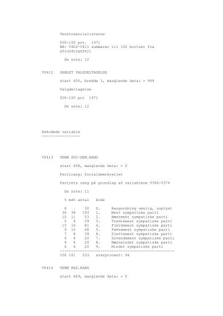 DDA-0148 - Dansk Demografisk Database - Dansk Data Arkiv