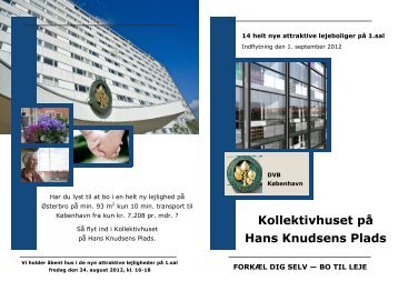 Kollektivhuset på Hans Knudsens Plads - Boligkontoret Danmark