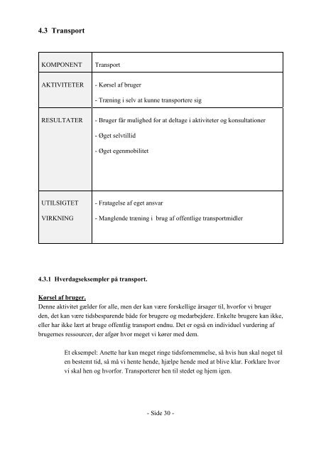 BOSTØTTE TIL HJERNESKADEDE I SOCIALPSYKIATRIEN