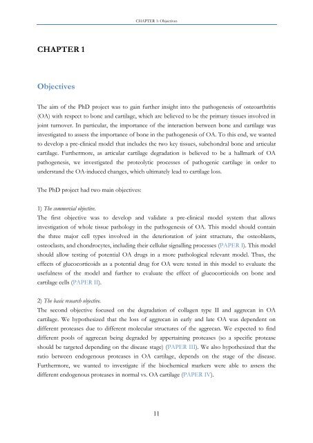 Identification of important interactions between subchondral bone ...