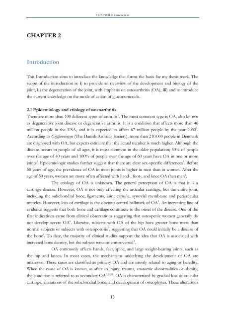 Identification of important interactions between subchondral bone ...