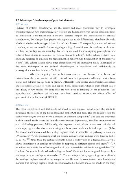 Identification of important interactions between subchondral bone ...