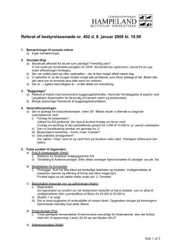referat 402-413 - Grundejerforeningen Hampeland