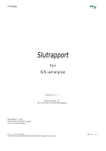 Slutrapport