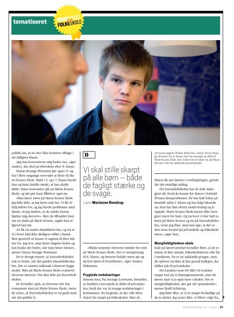 Læs som PDF - Folkeskolen