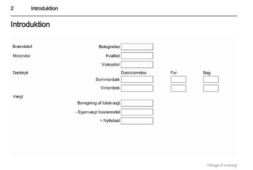 Se bilens instruktionsbog - Opel.dk