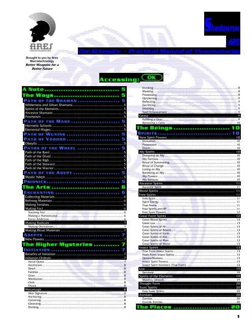 shadowrun 6 character sheet as form fillable pdf : r/Shadowrun