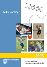 Aktiv Sommer 2006 - Gentofte Kommune