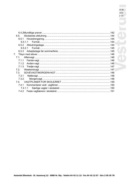 Link til skolens indholdsplan som PDF (2,5MB.) - Vesterdal Efterskole