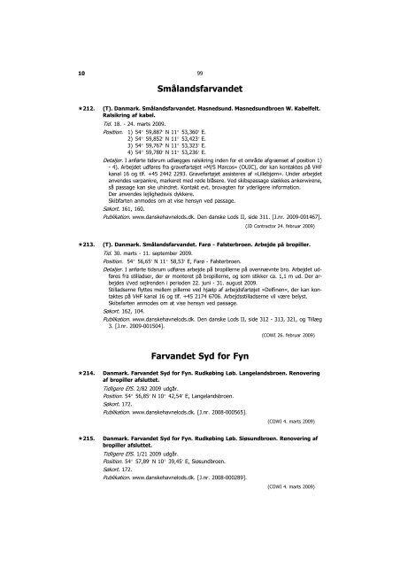 EfS A 2009 - Søfartsstyrelsen