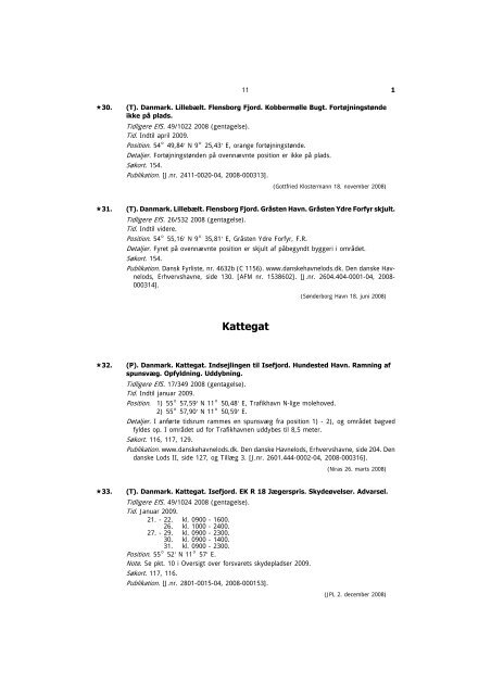 EfS A 2009 - Søfartsstyrelsen