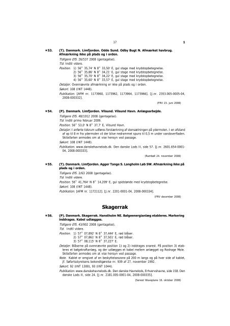 EfS A 2009 - Søfartsstyrelsen