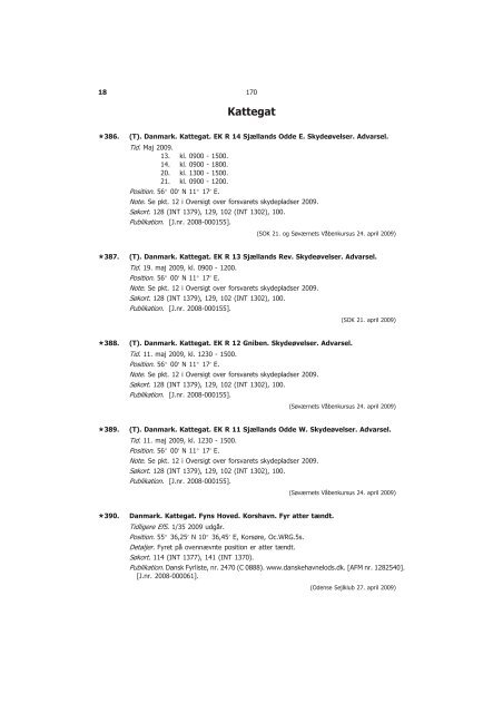 EfS A 2009 - Søfartsstyrelsen