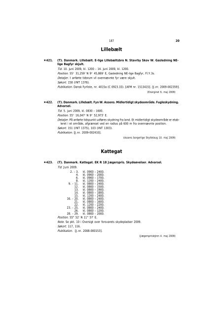 EfS A 2009 - Søfartsstyrelsen