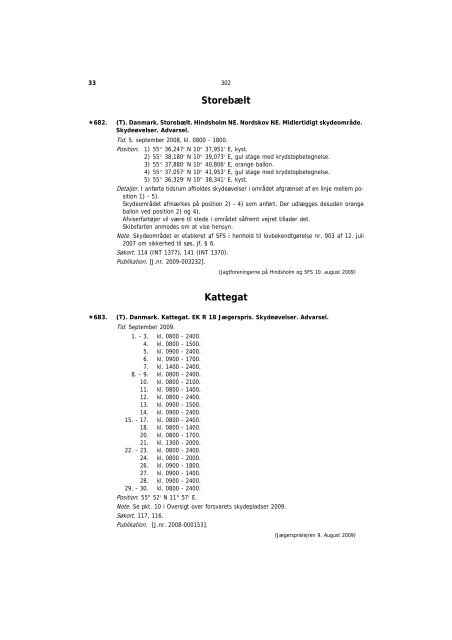 EfS A 2009 - Søfartsstyrelsen