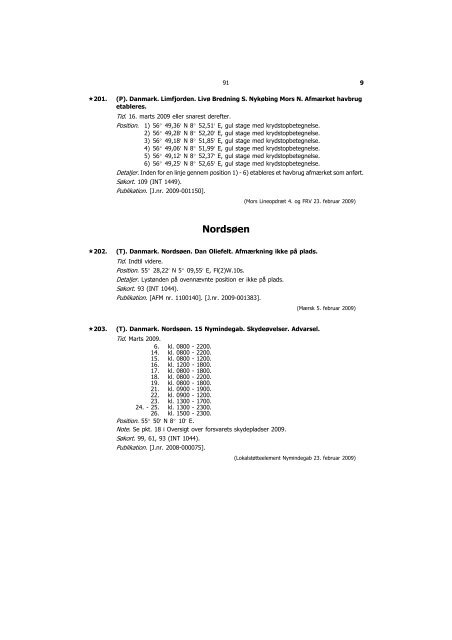 EfS A 2009 - Søfartsstyrelsen