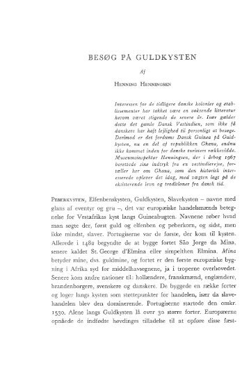 Henning Henningsen: Besøg på Guldkysten, s. 108-142