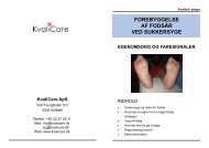 Vejledning i, hvordan du forebygger fodsår - Kvalicare