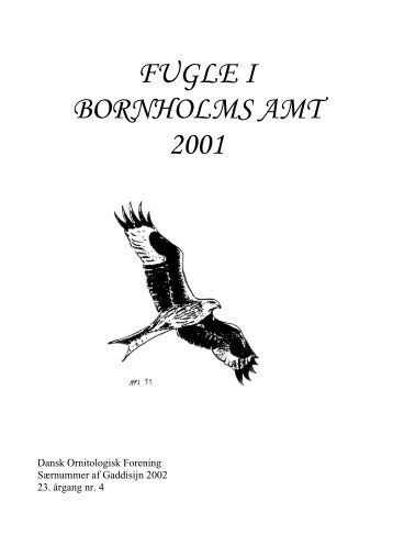 FUGLE I BORNHOLMS AMT 2001 - DOF Bornholm