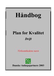 Se Plan for kvalitet - drift - Danske Anlægsgartnere