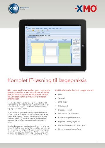 downloade produktbladet her - CompuGroup Medical