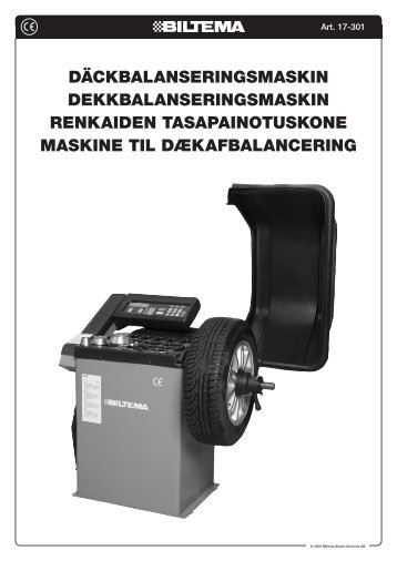 Däckbalanseringsmaskin Dekkbalanseringsmaskin ... - Biltema