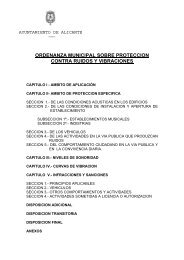 Protección contra ruidos y vibraciones - Ayuntamiento de Alicante