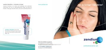 Har du isninger i tænderne? - Zendium tandpasta
