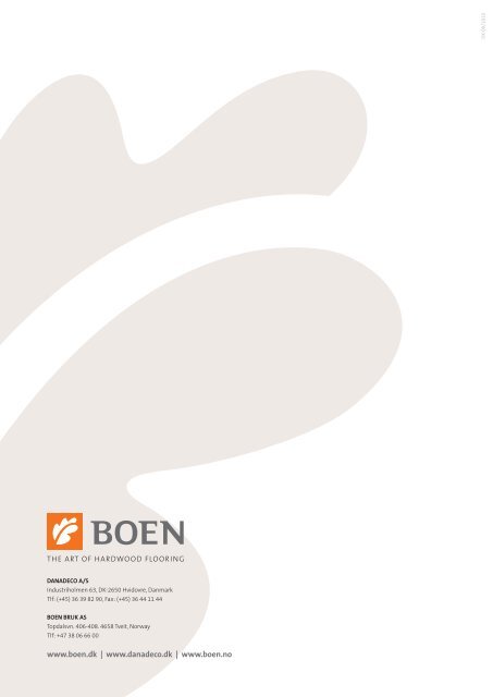 Download BOENs katalog her. - Danadeco