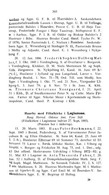 305 \arhus og Sgpr. G. F. B. til Harridslev-A ... - Rosekamp