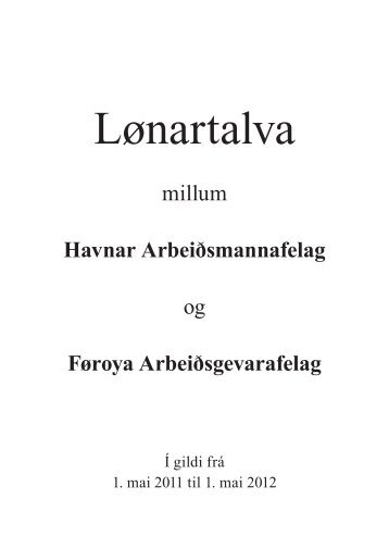 Lønartalva - Havnar Arbeiðsmannafelag