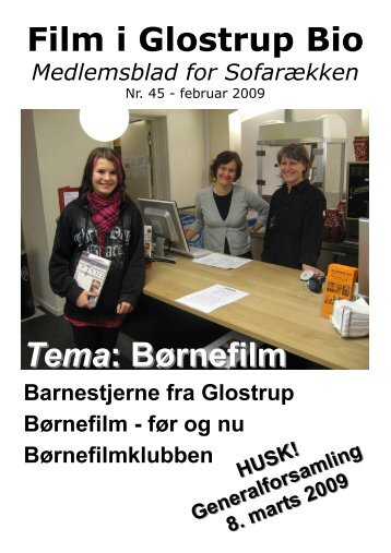 Tema Børnefilm. Benedikte Mouritzen - Glostrup Bio