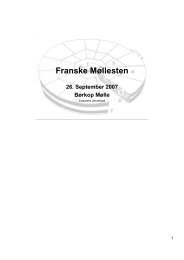 Franske Møllesten - Møller