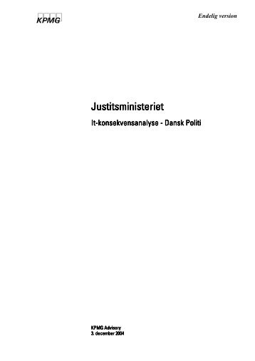 Justitsministeriet Justitsministeriet - Fremtidens Politi