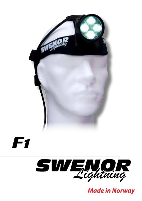 Brukerveiledning F1 - Swenor Lightning - - Swenor Lightning