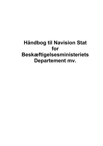 Håndbogen i version 1.3 - BAC - Beskæftigelsesministeriet