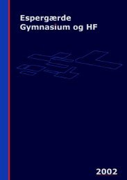 Se årsskriftet 2002 - Espergærde Gymnasium og HF