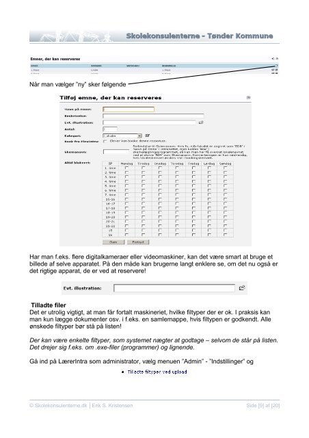 Admin i SkoleIntra - skolekonsulenterne