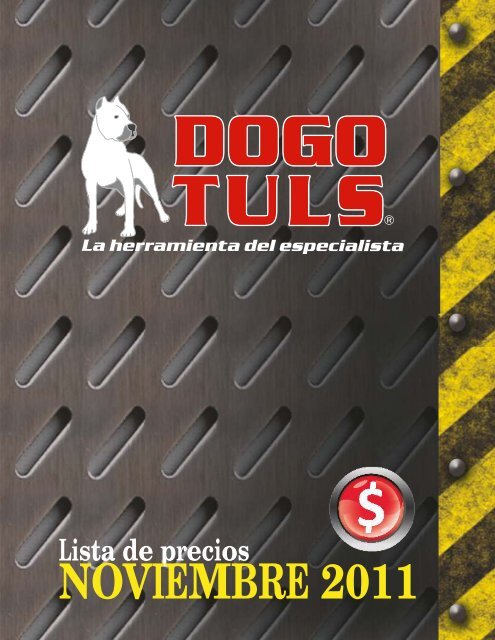 portada nueva lista de precios - DOGOTULS