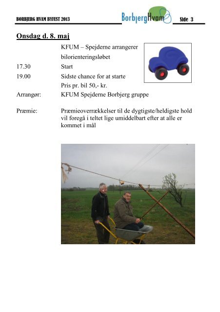 Kort byfestprogram - onlinePDF