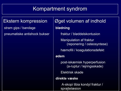 Akut kompartmentsyndrom